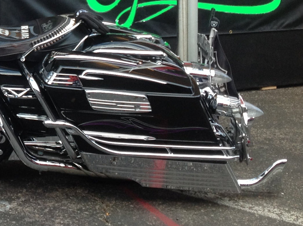 Billet XL Bag Extensions 2013 and Earlier