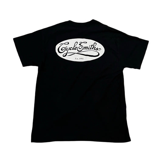 CycleSmiths Garage Rag T-Shirt Oval Logo