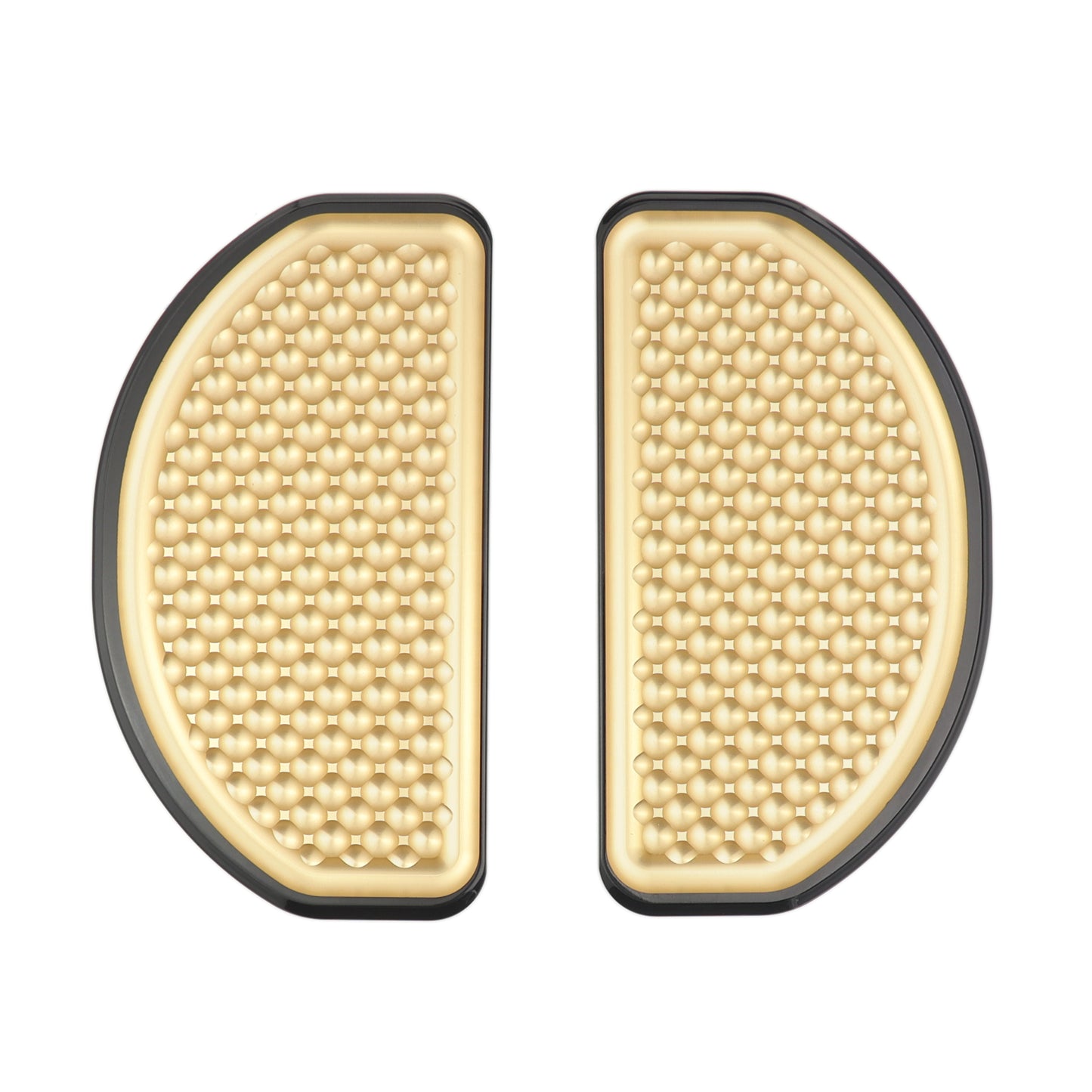 Waffle Rear Footboard Covers