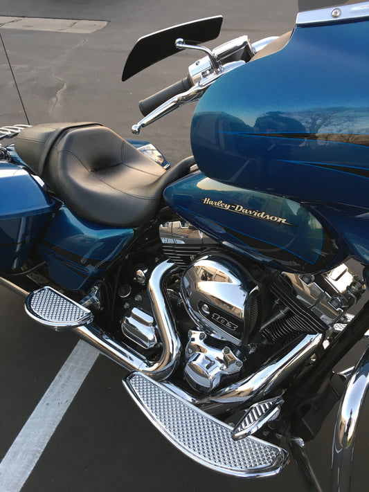 Waffle Rear Footboard Covers